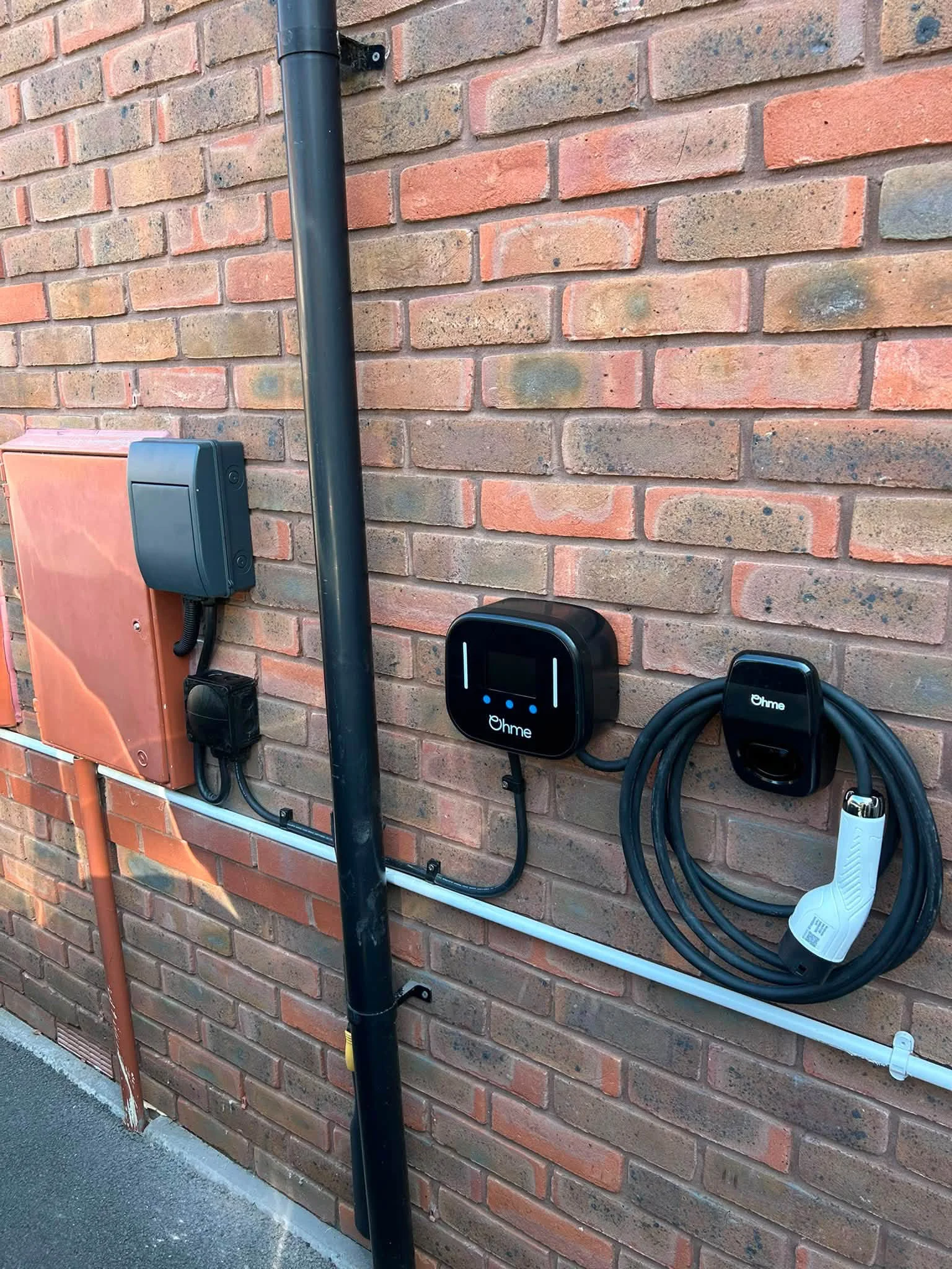 ohme EV charger installed in Cardiff Ohme EV charger installed in Cardiff